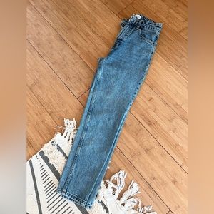 Zara Mom Jeans Blue